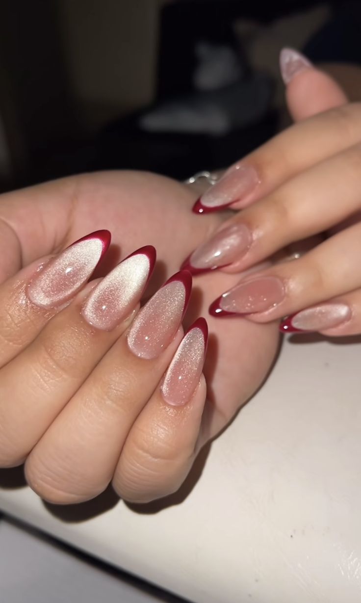 "Crimson Cat Eye French"